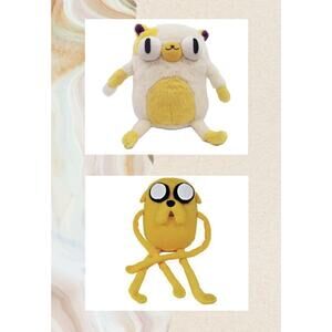 Adventure Time Jake with Wrap Around Arms Plush With Cake Both NEW And Sealed